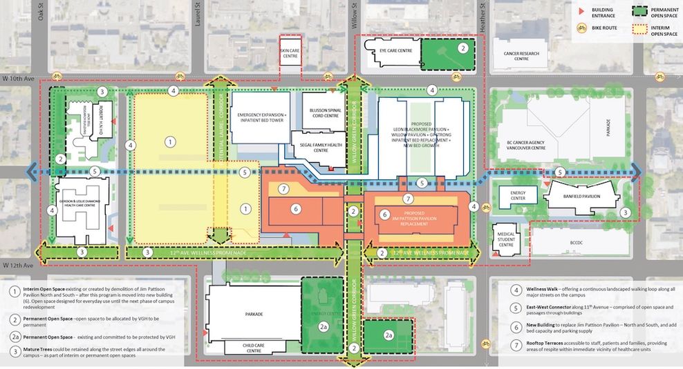 vancouver general hospital vgh campus master plan