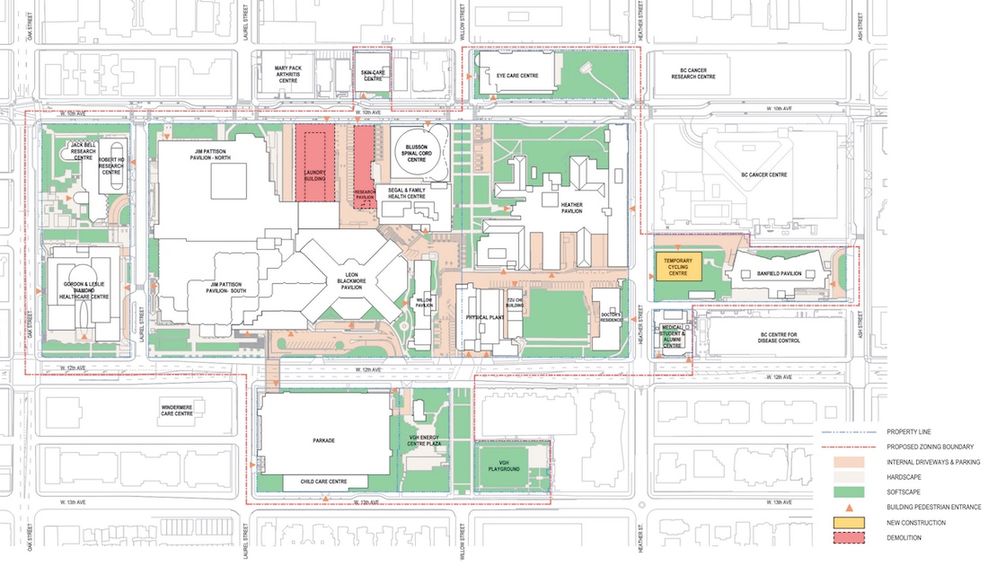 vancouver general hospital vgh campus master plan