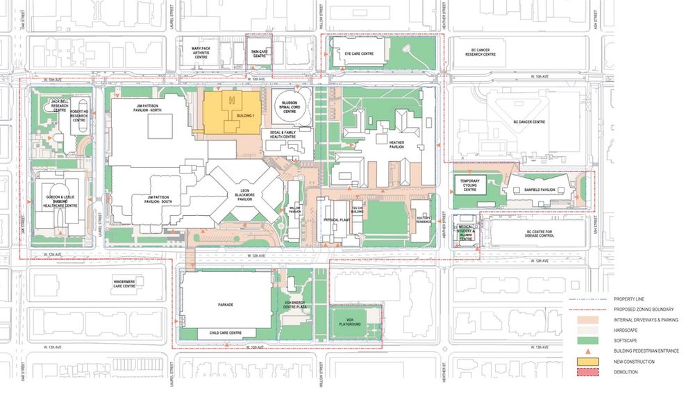 vancouver general hospital vgh campus master plan