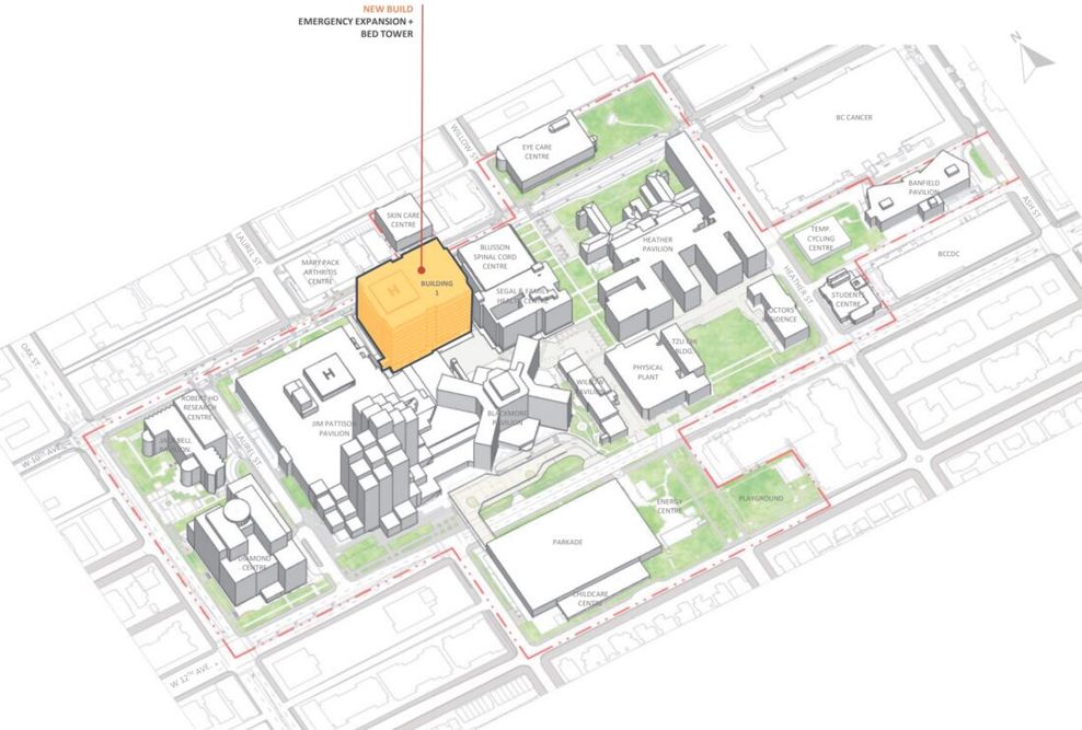 vancouver general hospital vgh campus master plan