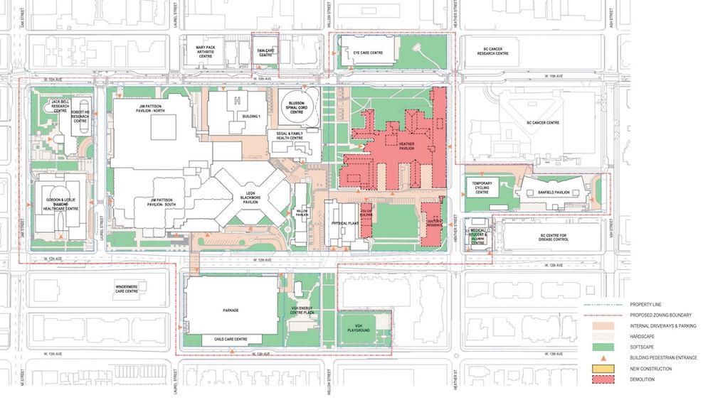 vancouver general hospital vgh campus master plan