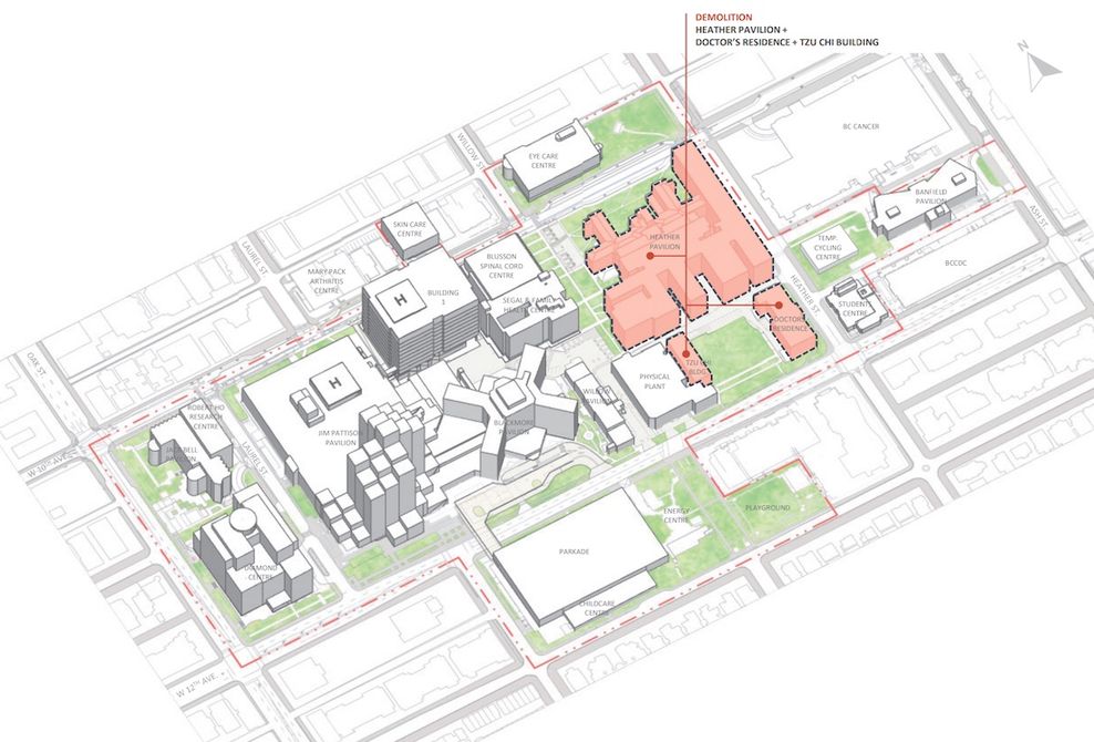 vancouver general hospital vgh campus master plan