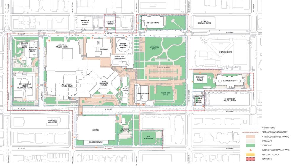 vancouver general hospital vgh campus master plan