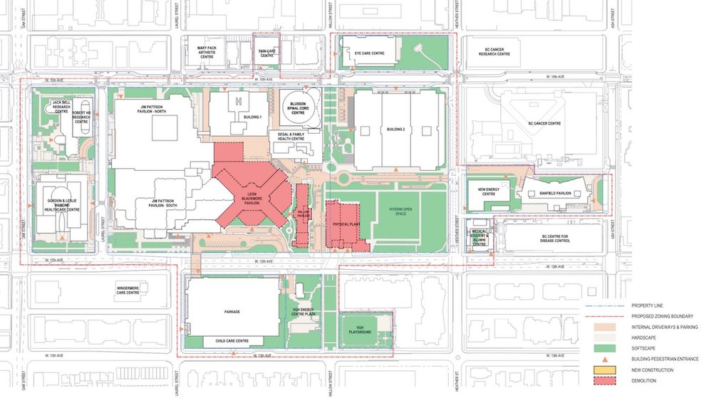 vancouver general hospital vgh campus master plan