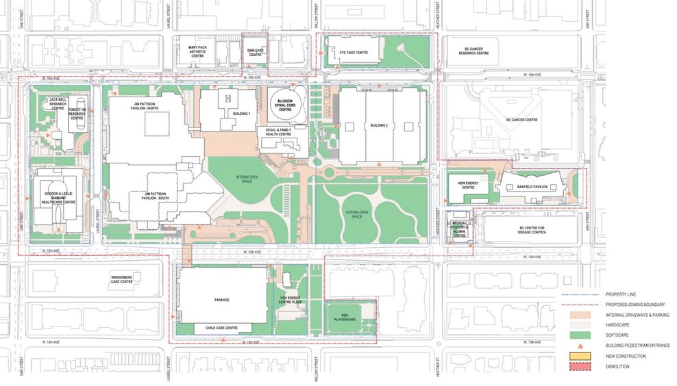 vancouver general hospital vgh campus master plan