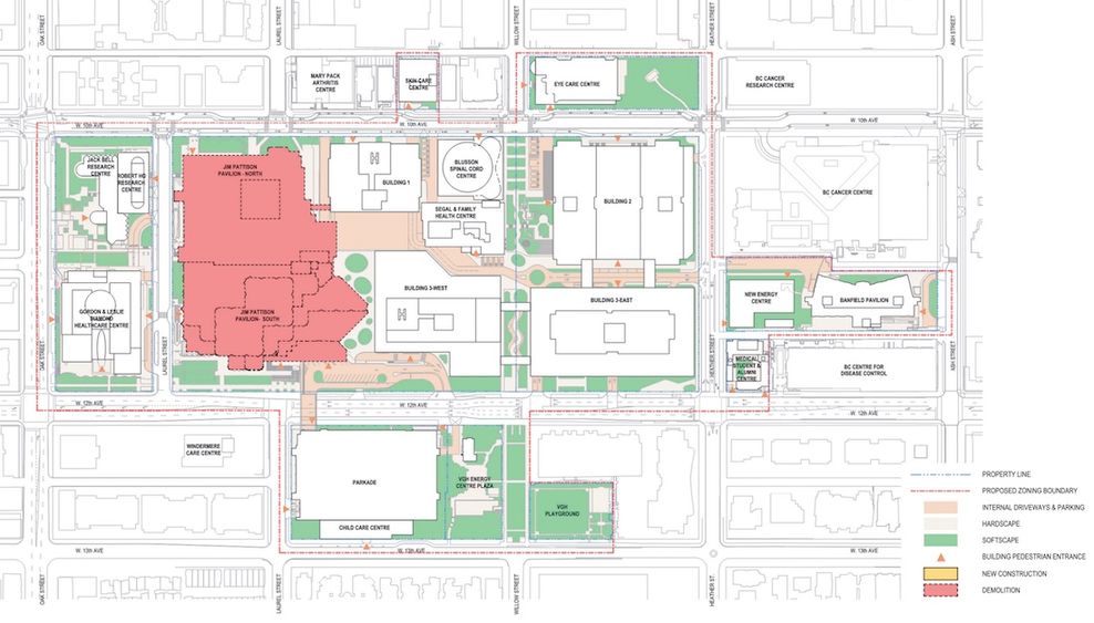 vancouver general hospital vgh campus master plan