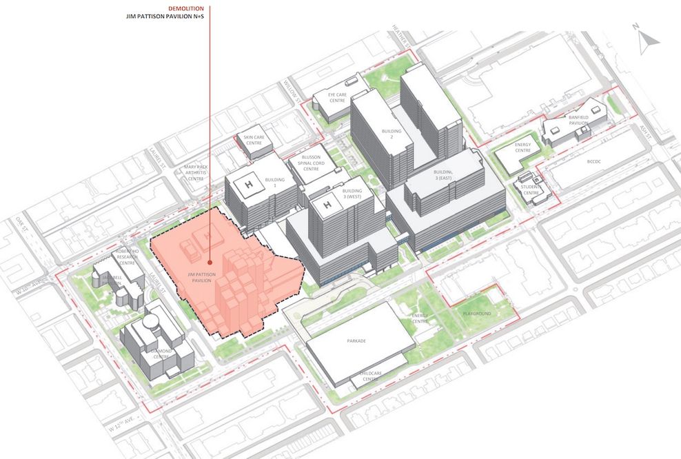vancouver general hospital vgh campus master plan