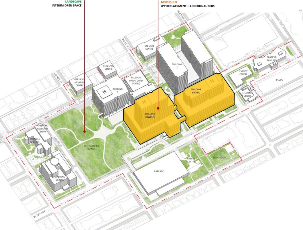 vancouver general hospital vgh redevelopment concept
