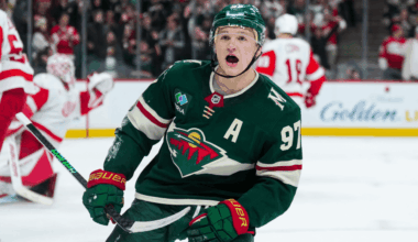 Kaprizov scores twice, gets OT winner for Wild against Red Wings