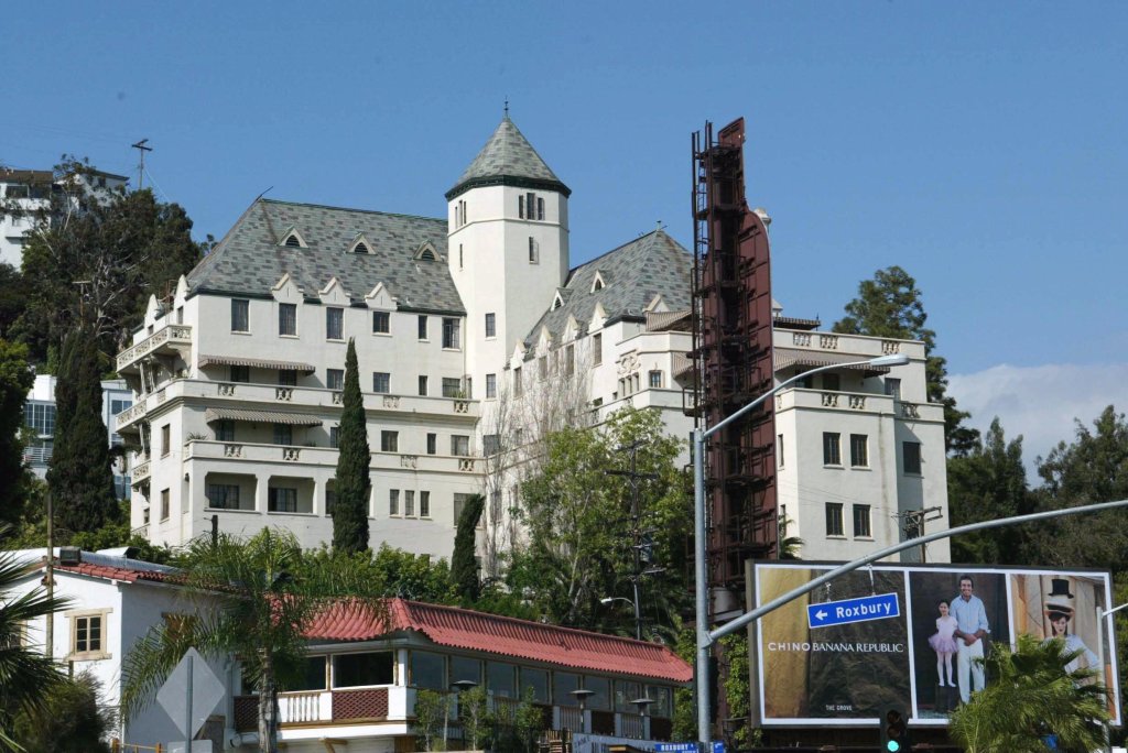 Chateau Marmont Hotel on Sunset Strip, Hollywood.