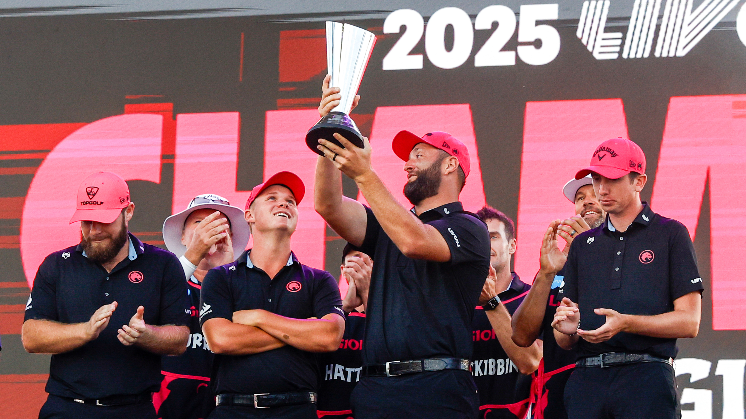 Legion XIII with the Team Championship trophy