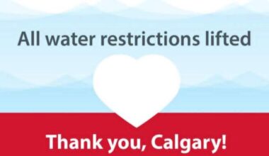 Calgary lifts water restrictions, officials say Bearspaw pipe fixed and stable