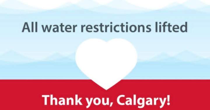 Calgary lifts water restrictions, officials say Bearspaw pipe fixed and stable