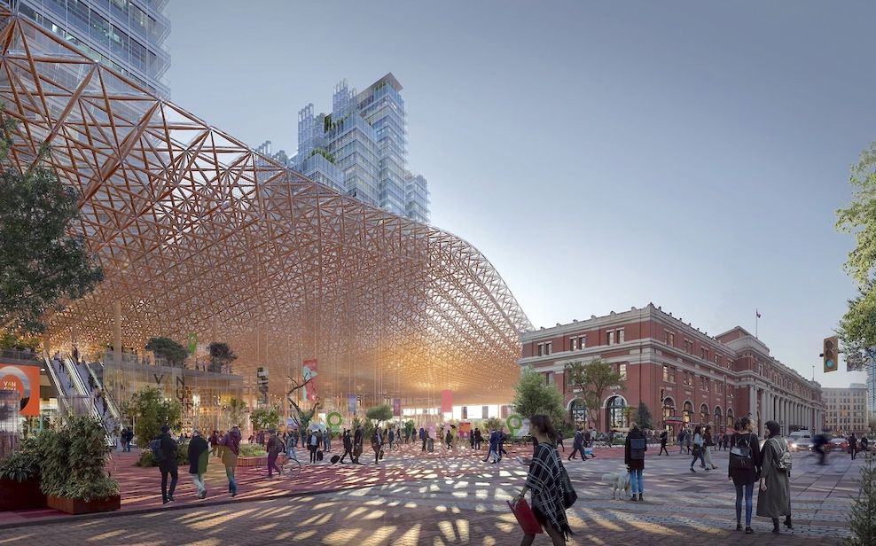 waterfront station vancouver concept perkins&will