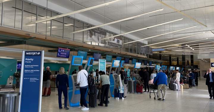 Severe winter storm in Eastern Canada impacts flights in and out of Edmonton - Edmonton