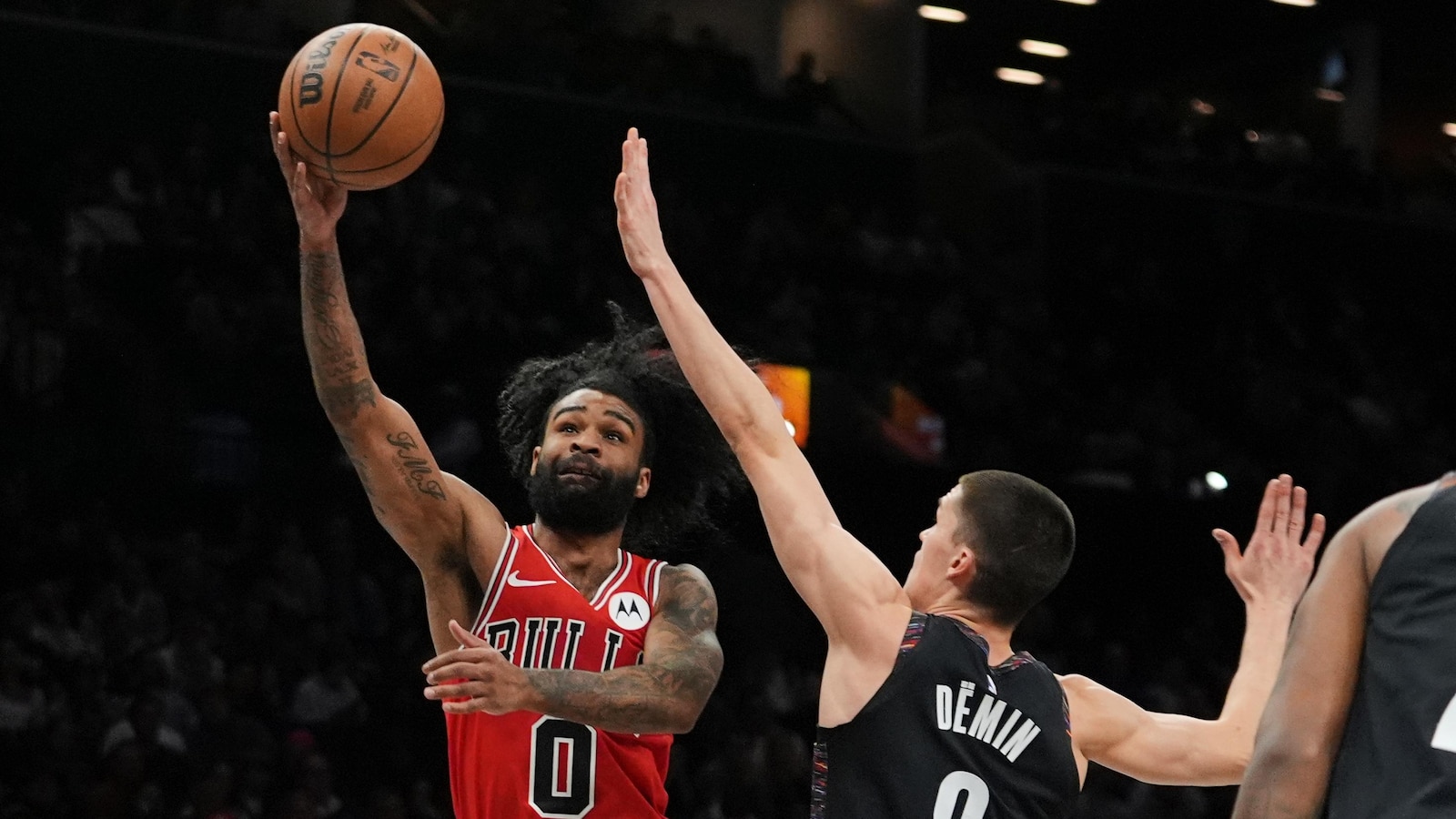 Porter makes go-ahead basket and the Nets beat the Bulls 112-109 to snap a 5-game skid