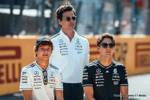 wolff antonelli russell f1 mercedes contract 2026