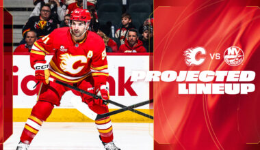 Projected Lineup - Flames vs. Islanders