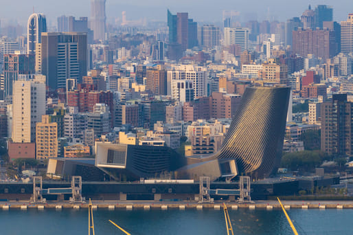 Best in Competition winner Kaohsiung Port Terminal in Kaohsiung City, Taiwan. Photo: Iwan Baan