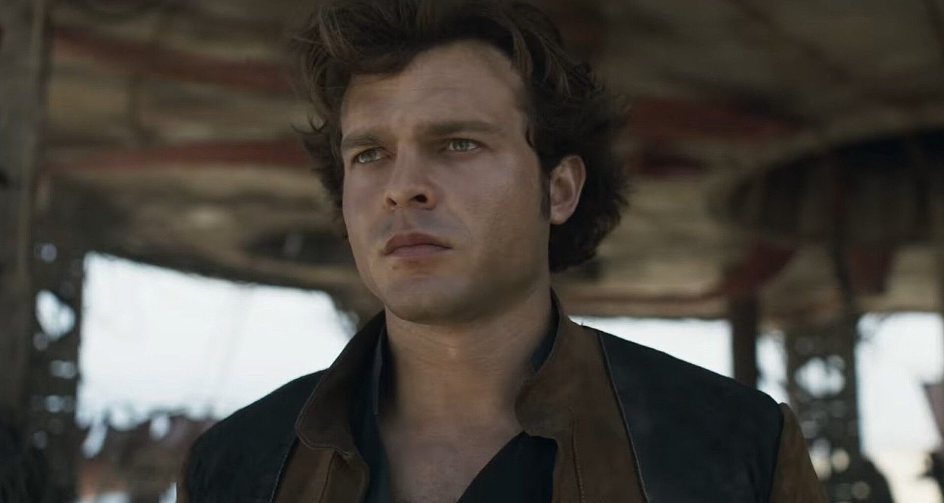 Alden Ehrenreich as Han Solo in Solo: A Star Wars Story
