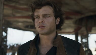 Alden Ehrenreich as Han Solo in Solo: A Star Wars Story