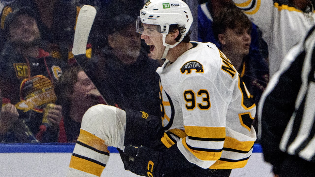 Minten scores 2nd goal in OT, lifts Bruins past Canucks