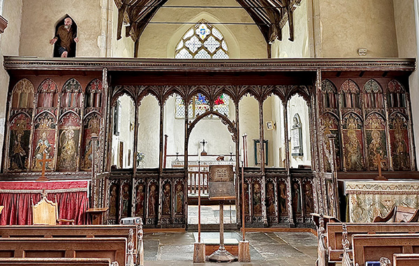 The screen at Ranworth