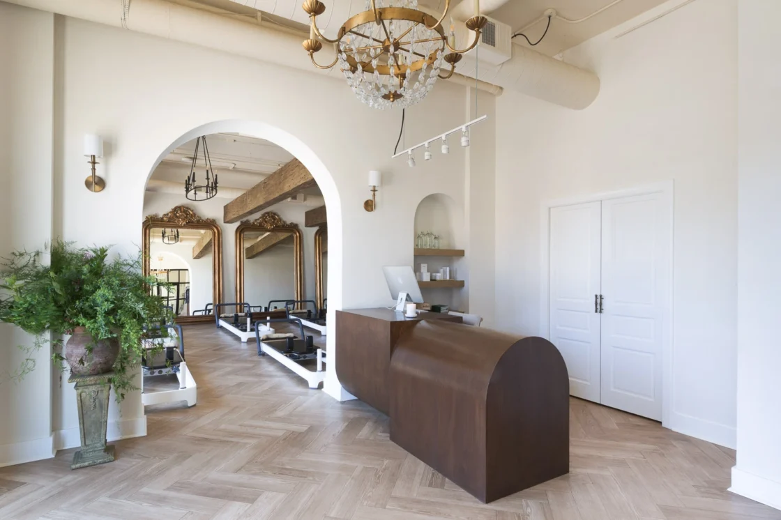 interior of a Forza Pilates studio