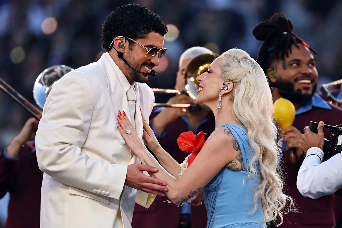 Lady Gaga Thanks Bad Bunny for Including Her in Super Bowl Halftime Show: 'So Humbled to Be a Part of This Moment'