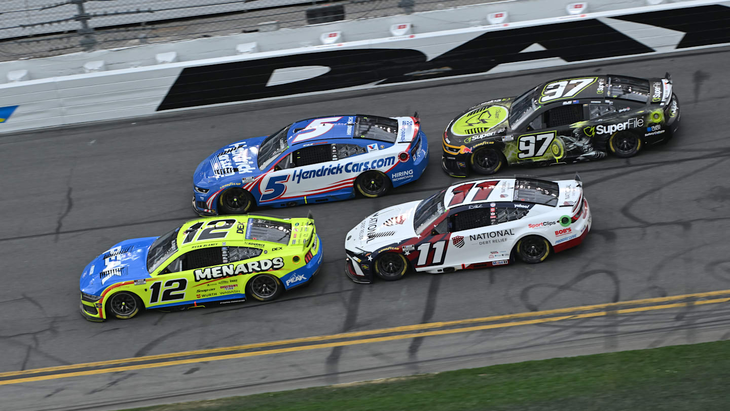 Ryan Blaney, Kyle Larson, Denny Hamlin, Shane van Gisbergen, NASCAR