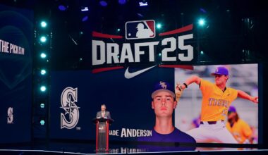 Mariners' first-round selection looks sensational in Spring Training side session