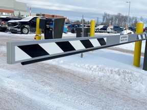 Sault Area Hospital parking gate