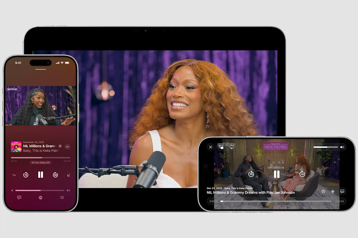 Apple Podcasts Is Launching New Video Features, Looking to Keep Pace With YouTube and Spotify