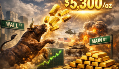 Wall Street waxes bullish amid geopolitical and technical momentum, Main Street sets 2026 sentiment high as gold challenges $5,300/oz - KITCO