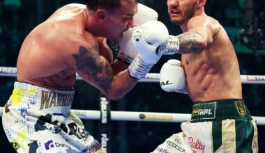Leigh Wood outboxes Warrington by wide decision, Fawaz upsets Davis