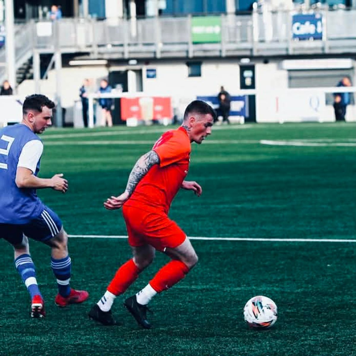 Lewis played at a high level in junior football but was unable to realise his dream of becoming a footballer. 
