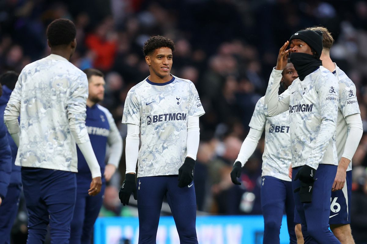 Souza will be hoping to make his Tottenham Hotspur debut and get into Thomas Frank's Champions League squad