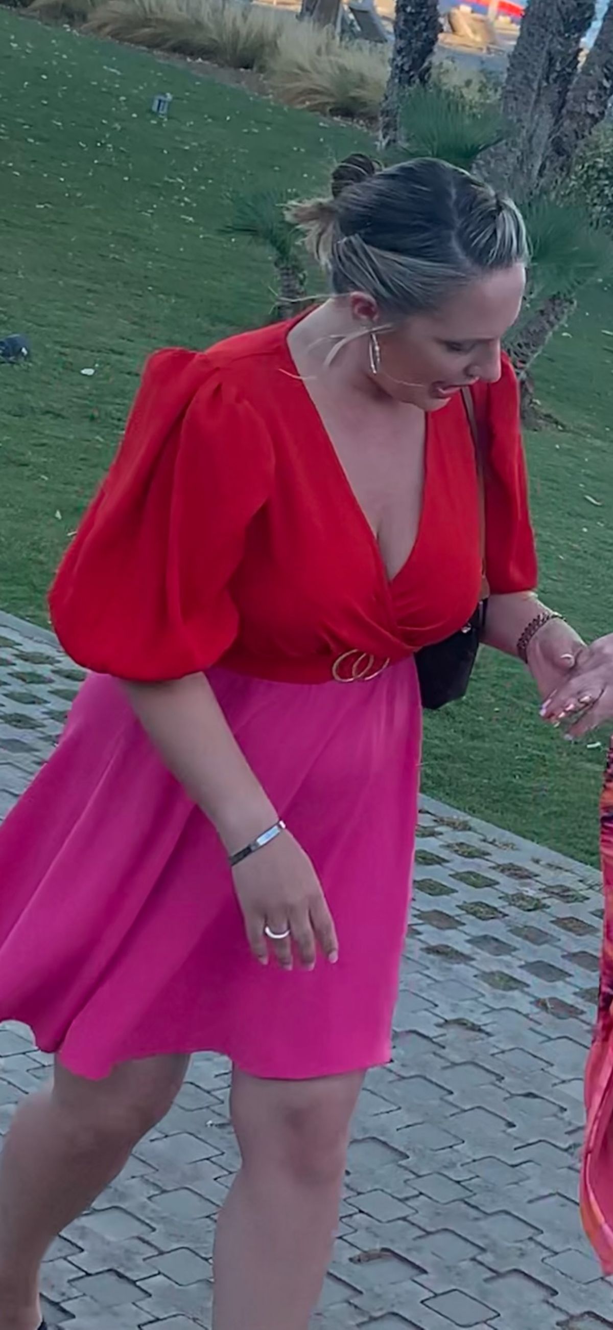 Charli-Dee Johnson before her weight loss in June 2025 at 154lb