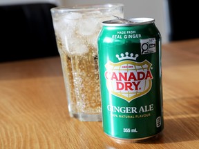 A can of Canada Dry ginger ale.