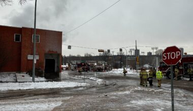 2 hospitalized after Rossdale building fire