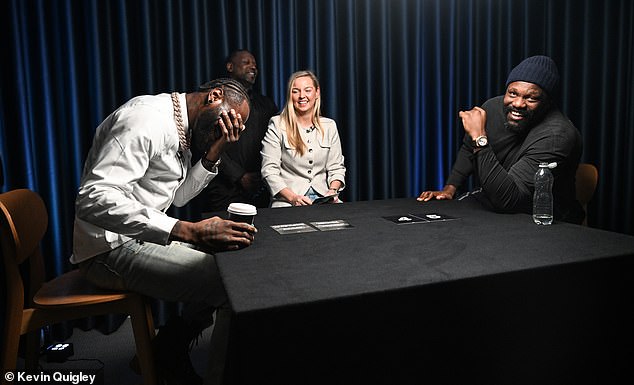 Despite security protocol placing them in separate green screen rooms, with guards keeping a careful watch, there was no hostility when they come face to face to begin with