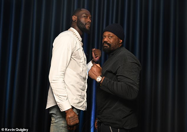 They catch up properly. Chisora even offers Wilder access to one of his three boxing gyms for fight week in April after Wilder admits he is still looking for somewhere to train