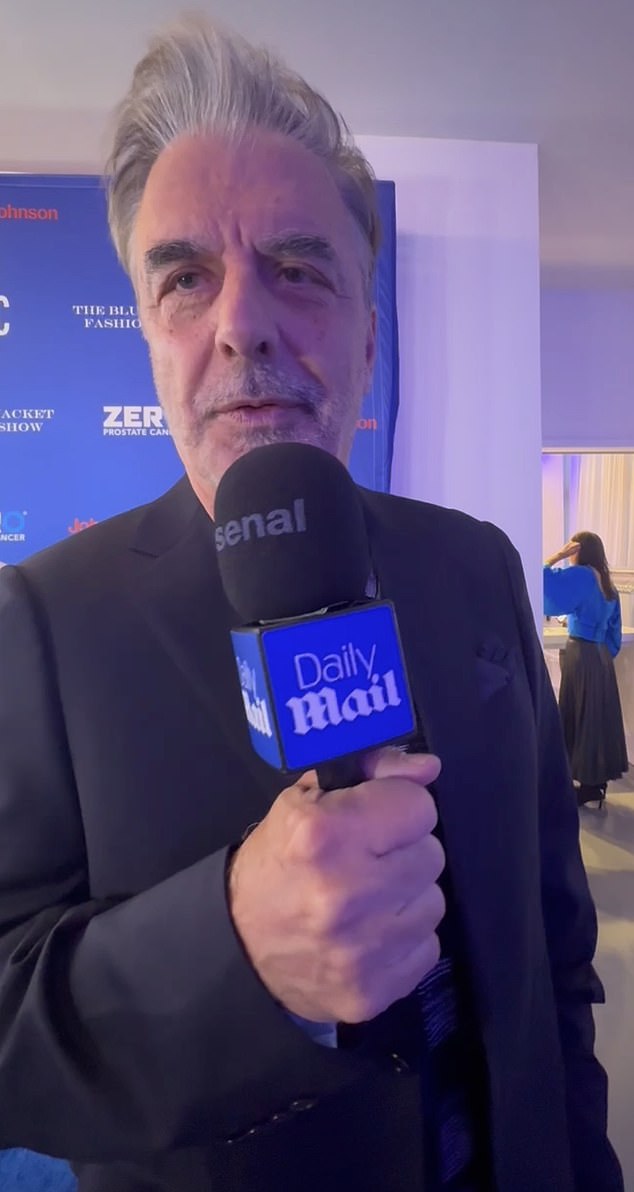 Noth exclusively told Daily Mail that he feels 'very good' he wasn't a bigger part of the now cancelled show while attending the Blue Jacket Fashion Show in New York City