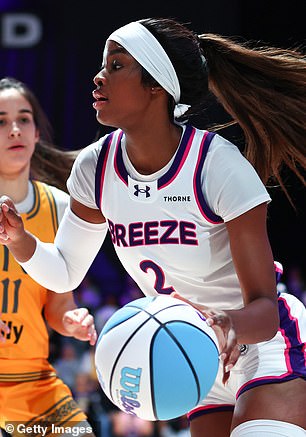 She is currently playing in Unrivaled for the Breeze, and was on court hours before Pearce Jr's arrest