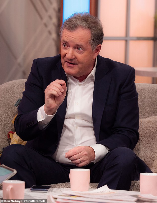 Piers pictured in November 2025