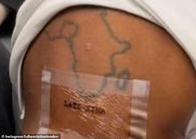 Joshua's arm now reads 'LATZ' and 'SINA' after Sina Ghami and Latif 'Latz' Ayodele