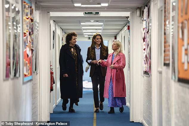 Later, Kate met with the academy's leadership team. The visit included discussions on Place2Be's 'whole-school approach to supporting children's mental health, as well as the unique challenges facing children and families in New Addington'