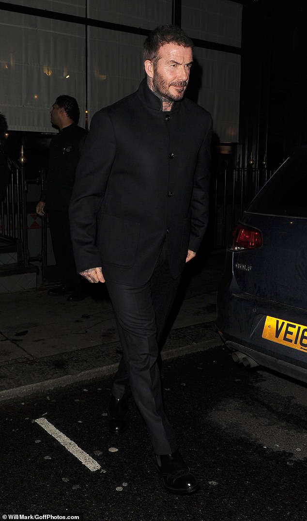 David appeared in great spirits