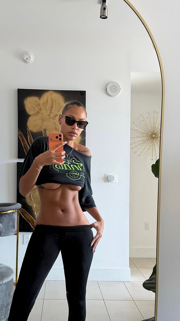 WNBA star Kysre Gondrezick has set pulses racing after sharing a racy picture on social media