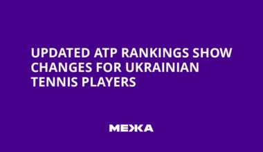 Updated ATP Rankings Show Changes for Ukrainian Tennis Players | Ukraine news